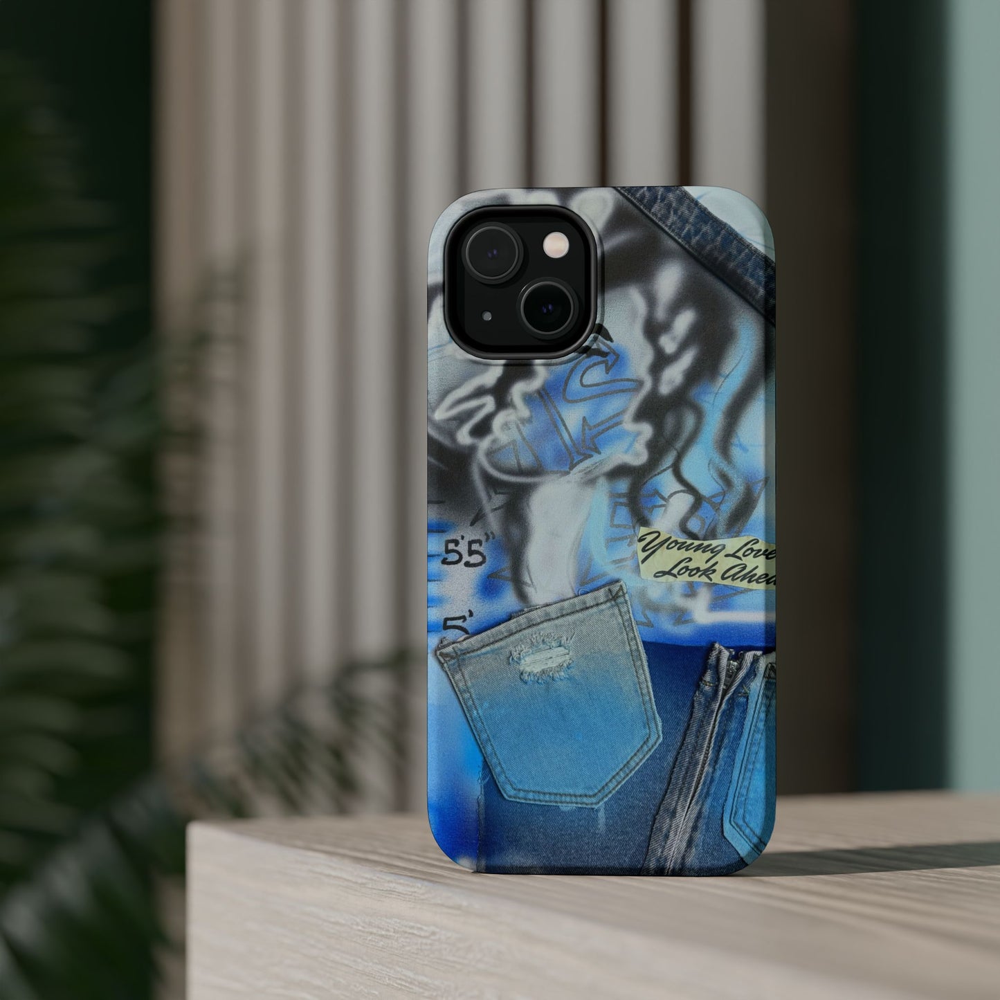 MagSafe "young lovers" airbrush iPhone case