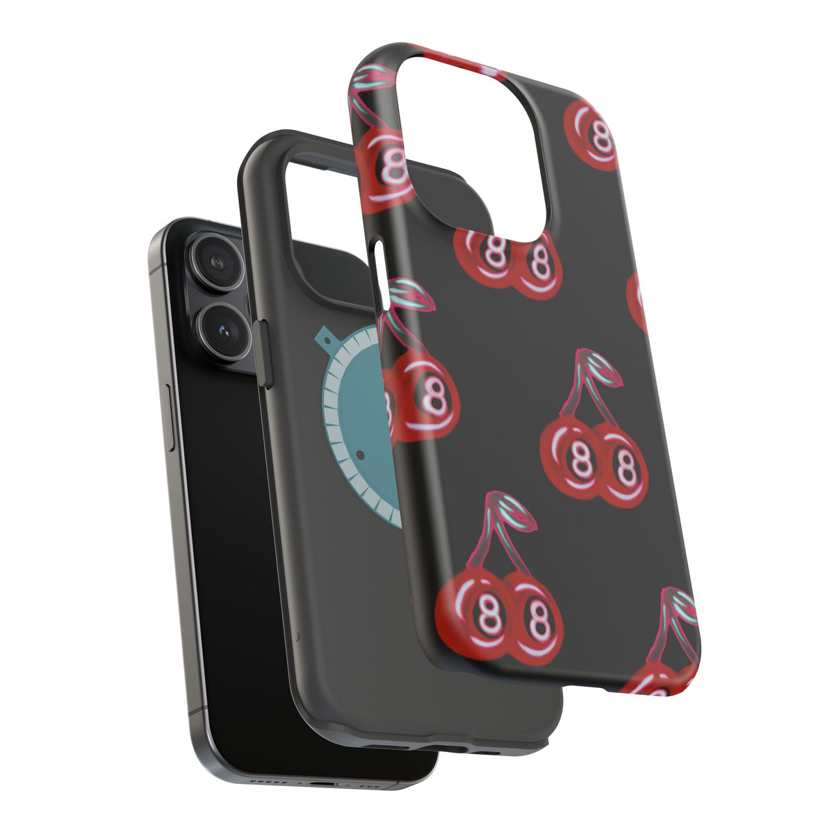 MagSafe "cami cherry" airbrush iPhone case