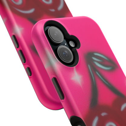 MagSafe "cherry 8ball" airbrush iPhone case