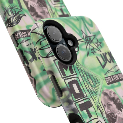 MagSafe "lust over luck" airbrush iPhone case