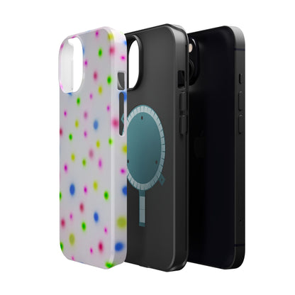 MagSafe "birthday cake polka dot" airbrush iPhone case