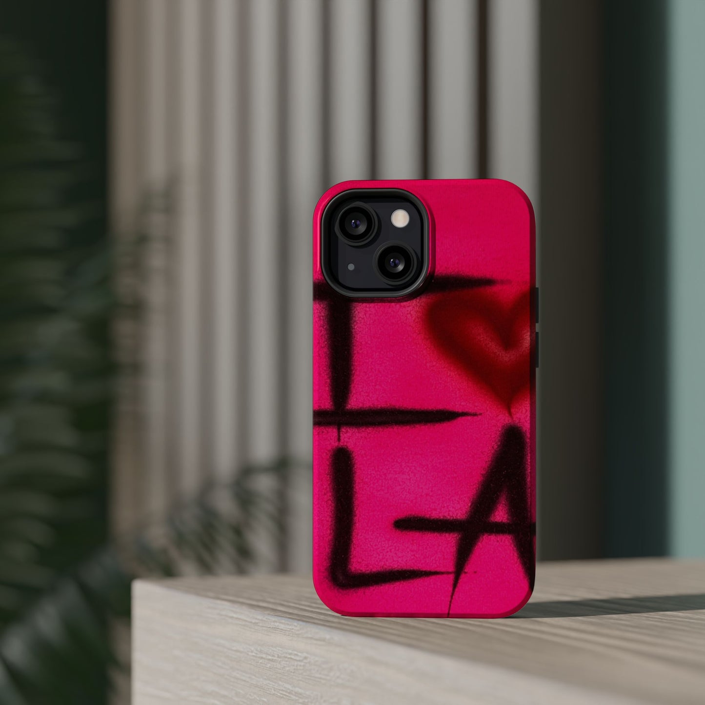 MagSafe „I ❤️ LA“ Airbrush iPhone-Hülle