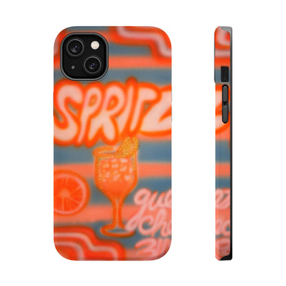 MagSafe "aperol spritz pt. 2" airbrush iPhone case