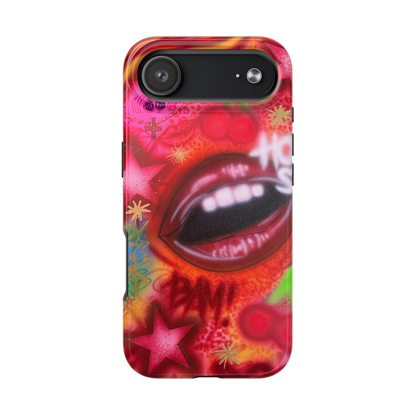 "hot stuff" airbrush iPhone case