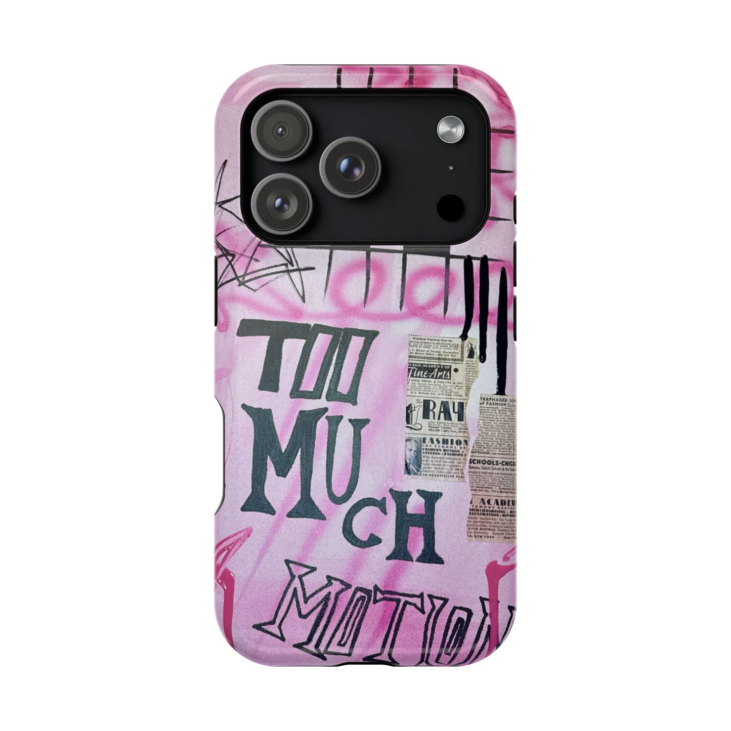 MagSafe "too much motion" airbrush iPhone case