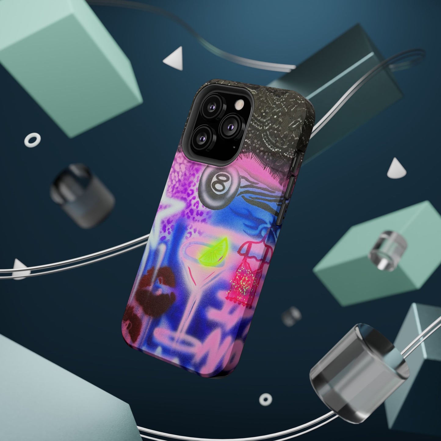 MagSafe "dream life" airbrush iPhone case