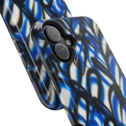 MagSafe "abstract hearts" airbrush iPhone case