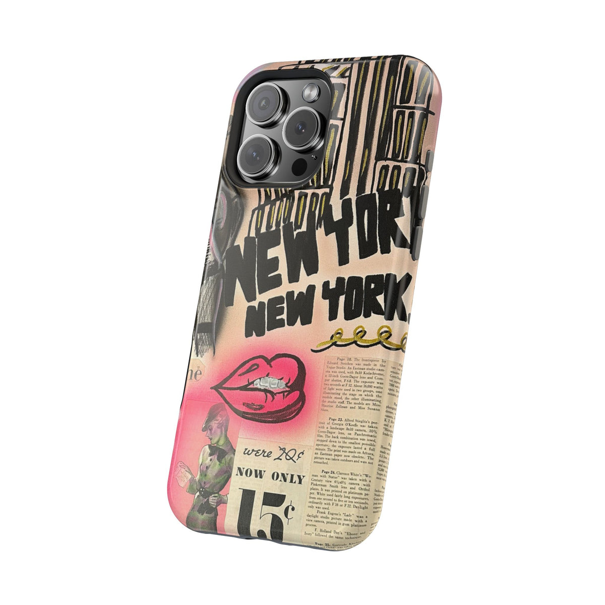 MagSafe „New York, New York“ Airbrush iPhone Hülle