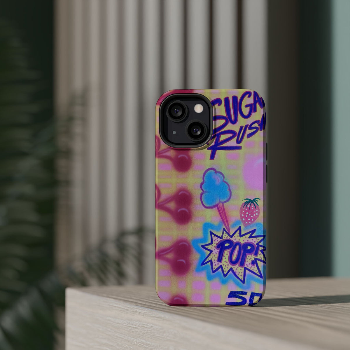 MagSafe "sugar rush" airbrush iPhone case
