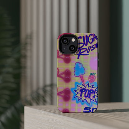 MagSafe "sugar rush" airbrush iPhone case