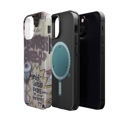 MagSafe "espresso martini" airbrush iPhone case