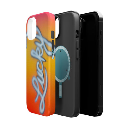 MagSafe "lucky" airbrush iPhone case