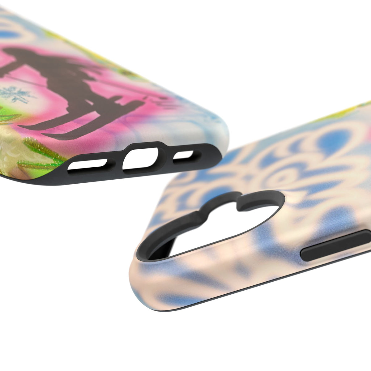 MagSafe "winter escape" airbrush iPhone case