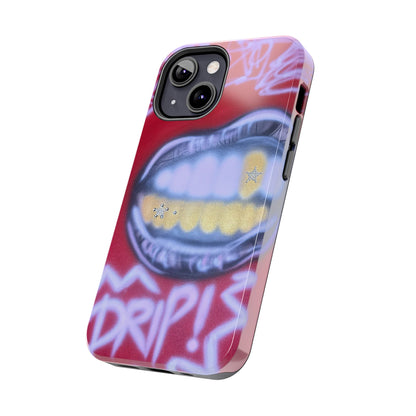 "tooth drip" airbrush iPhone case