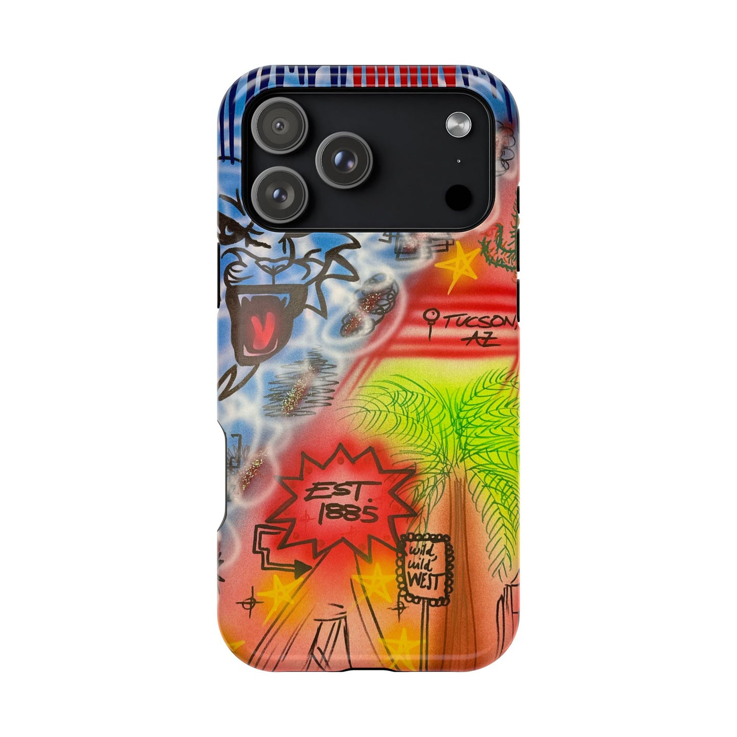 MagSafe Airbrush iPhone-Hülle „Tucson, AZ“