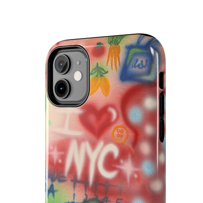 "i <3 NYC" airbrush iPhone case
