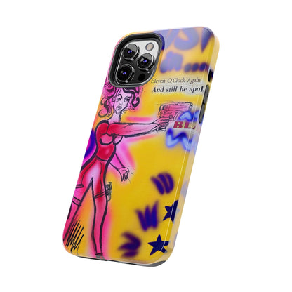 "spiraling thoughts" airbrush iPhone case