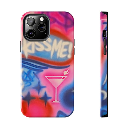 "kiss me pt. 2" airbrush iPhone case