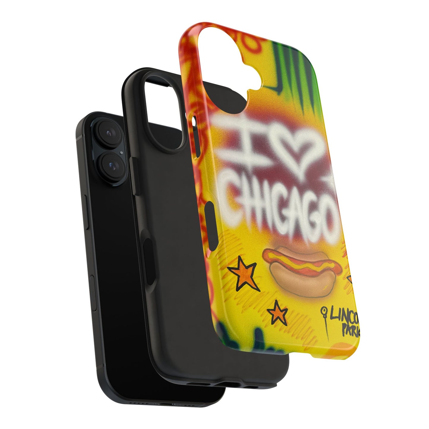 "chicago" airbrush iPhone case