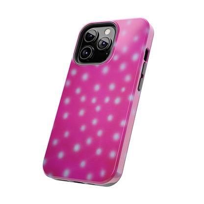 "bubblegum polka dot" airbrush iPhone case