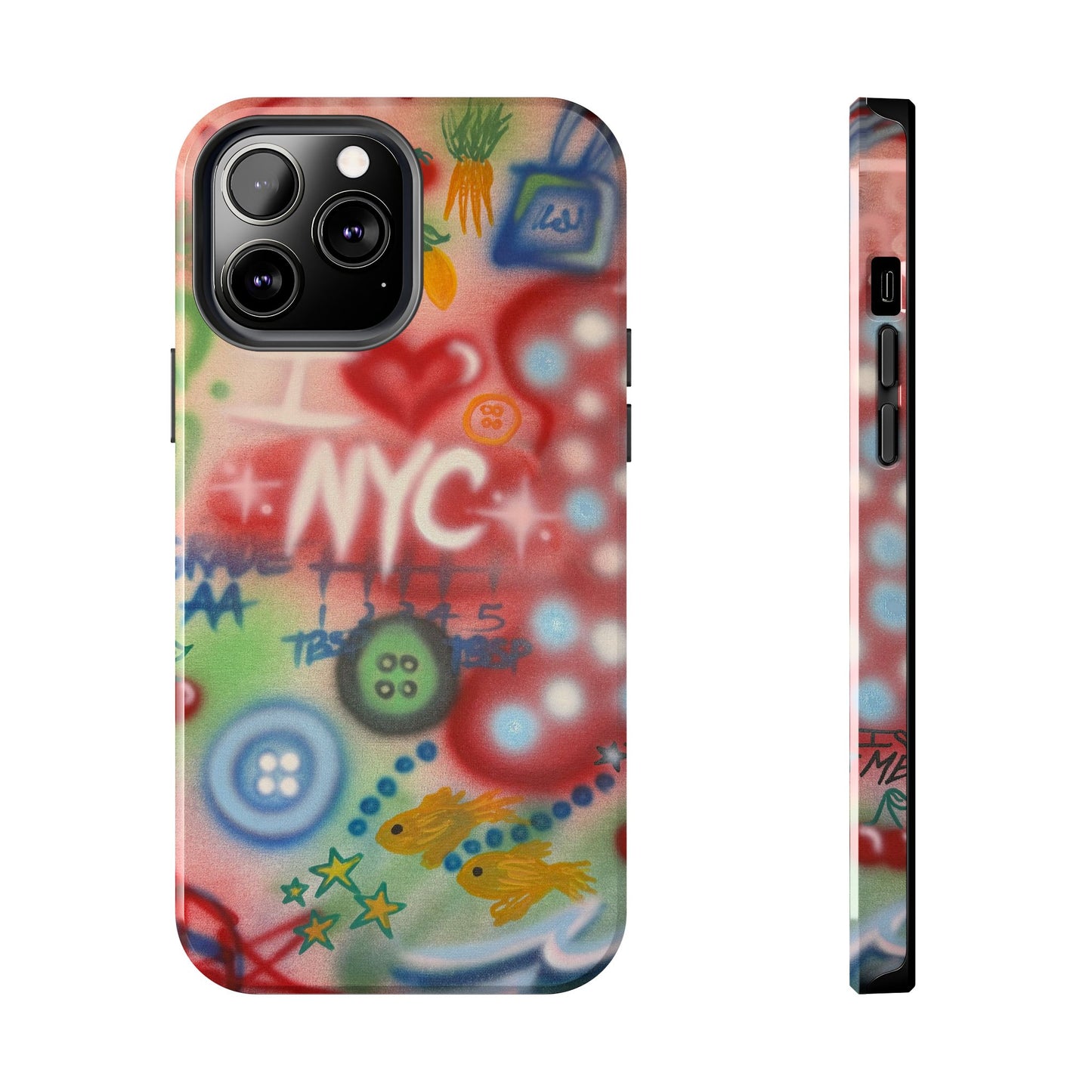 "i <3 NYC" airbrush iPhone case
