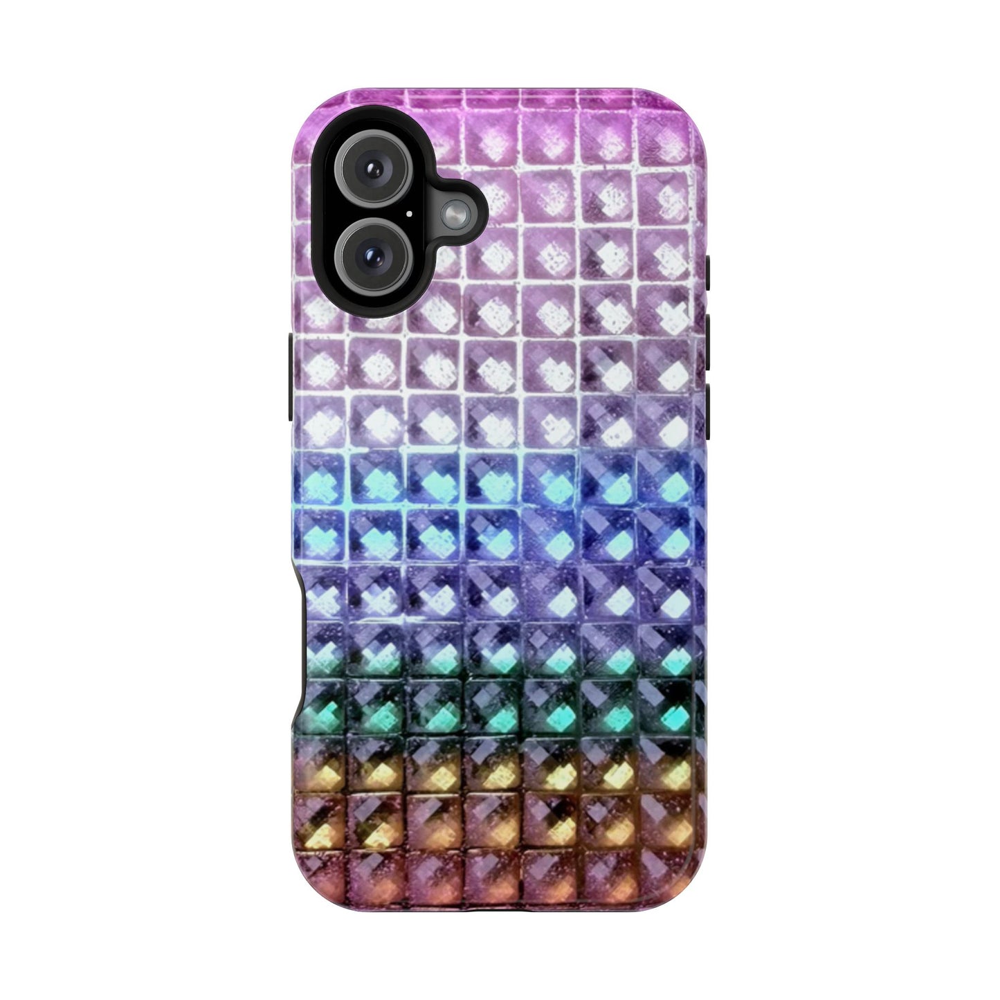 MagSafe "multicolor studs" airbrush iPhone case