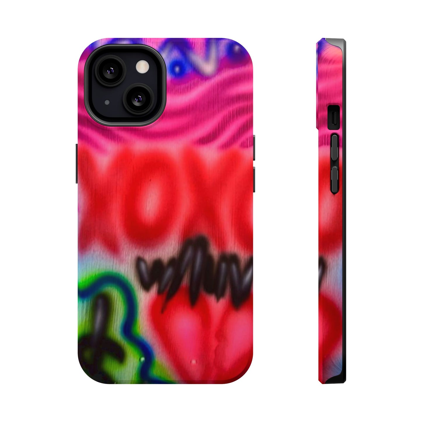 MagSafe Airbrush-iPhone-Hülle „with luv, xoxo“