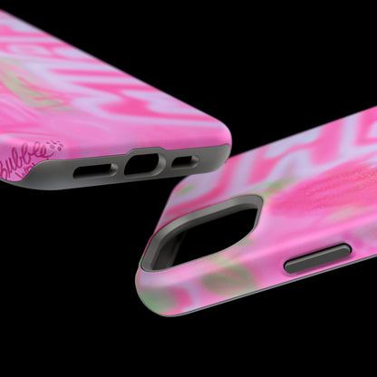 MagSafe "sunset sorbet" airbrush iPhone case