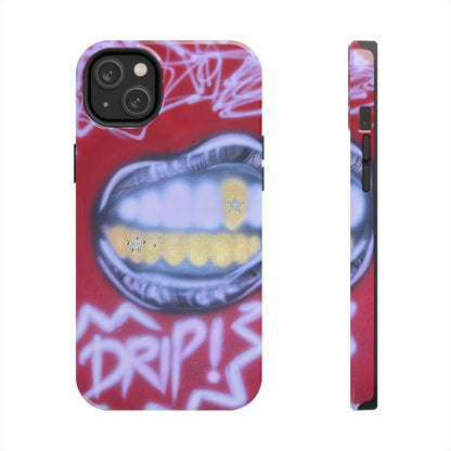 "tooth drip" airbrush iPhone case