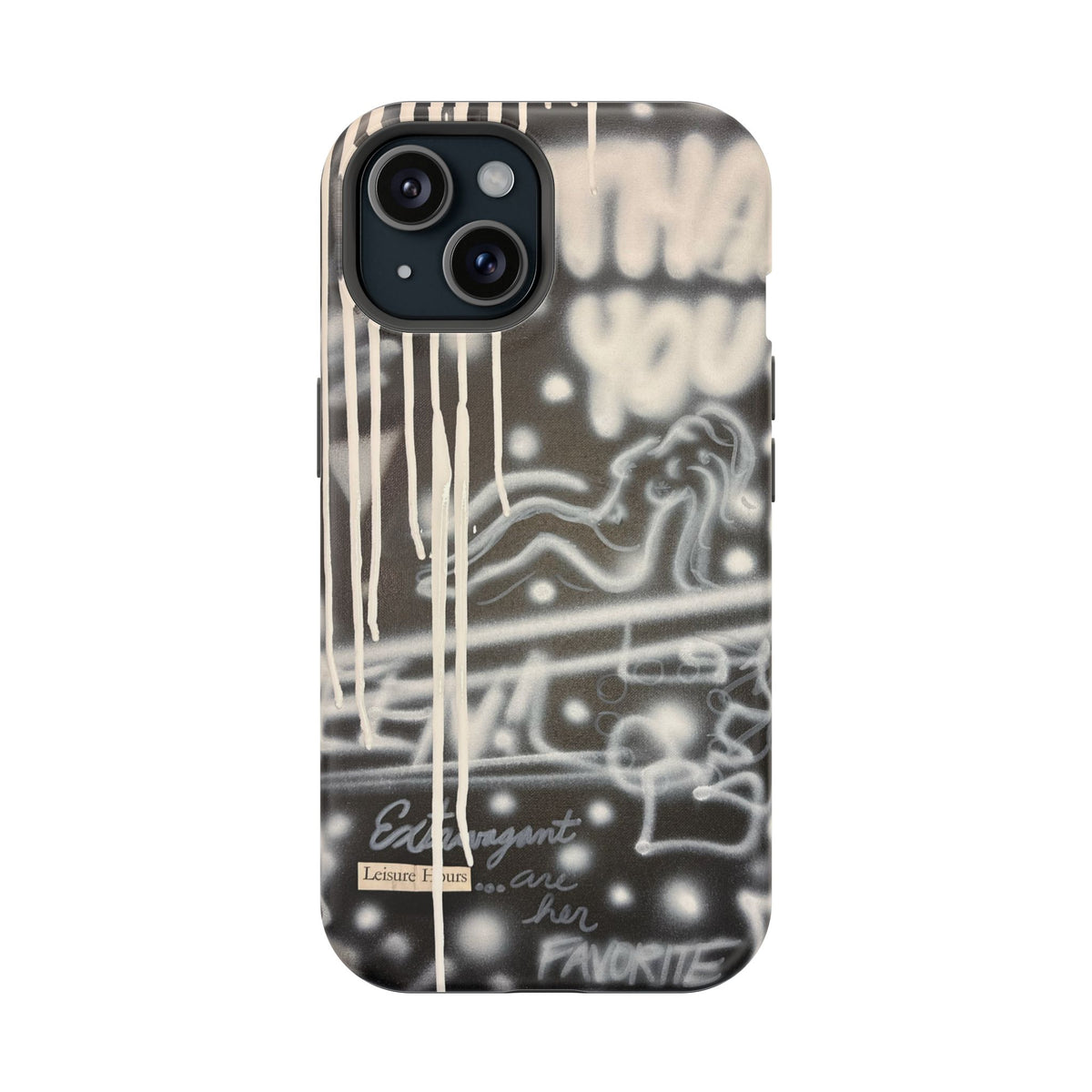 MagSafe "extravagant leisure" airbrush iPhone case