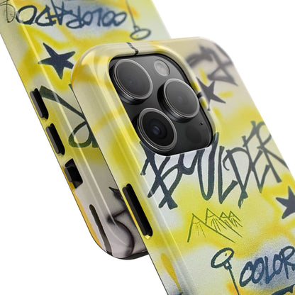 "boulder" airbrush iPhone case