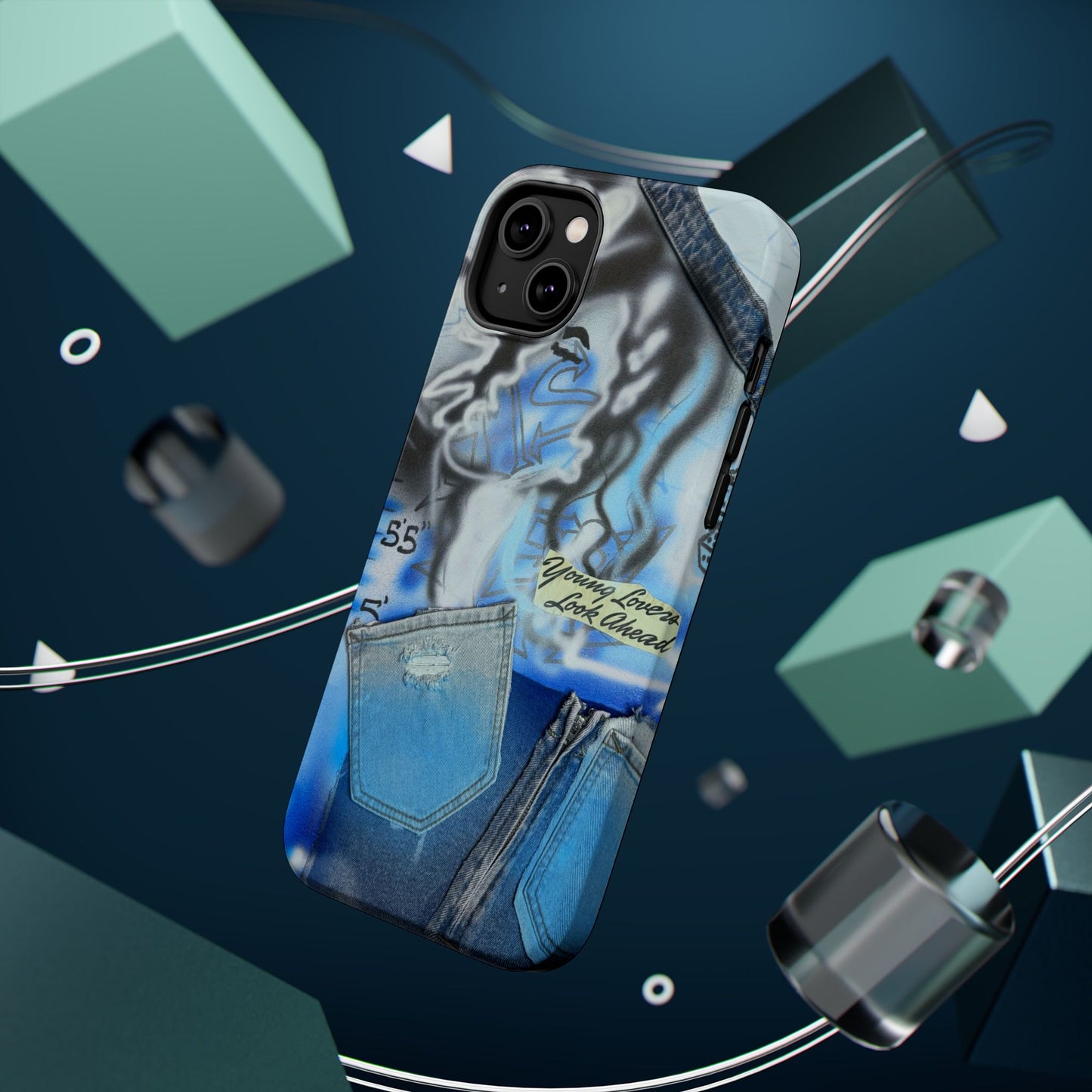 MagSafe "young lovers" airbrush iPhone case