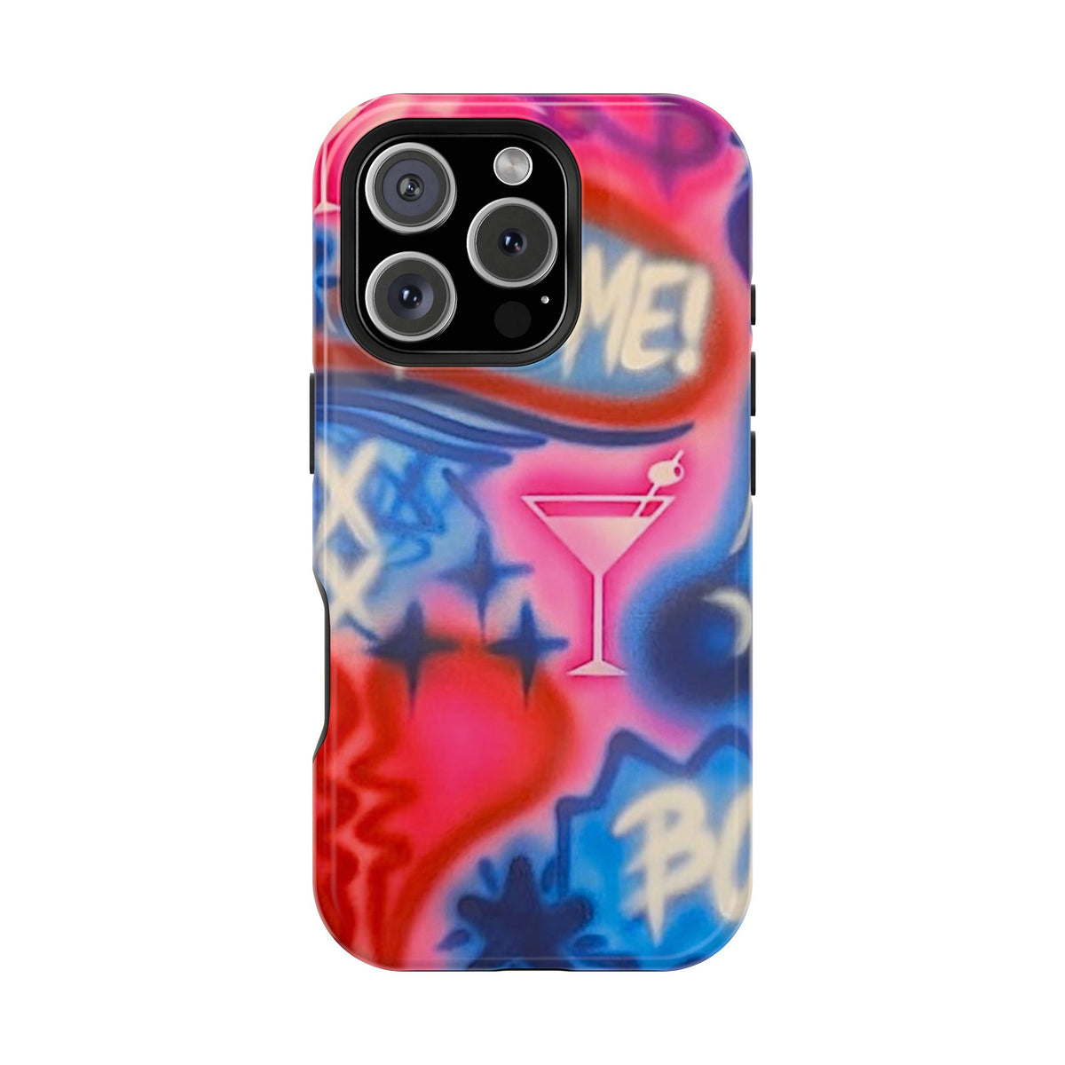 MagSafe "kiss me pt. 2" Airbrush iPhone Hülle
