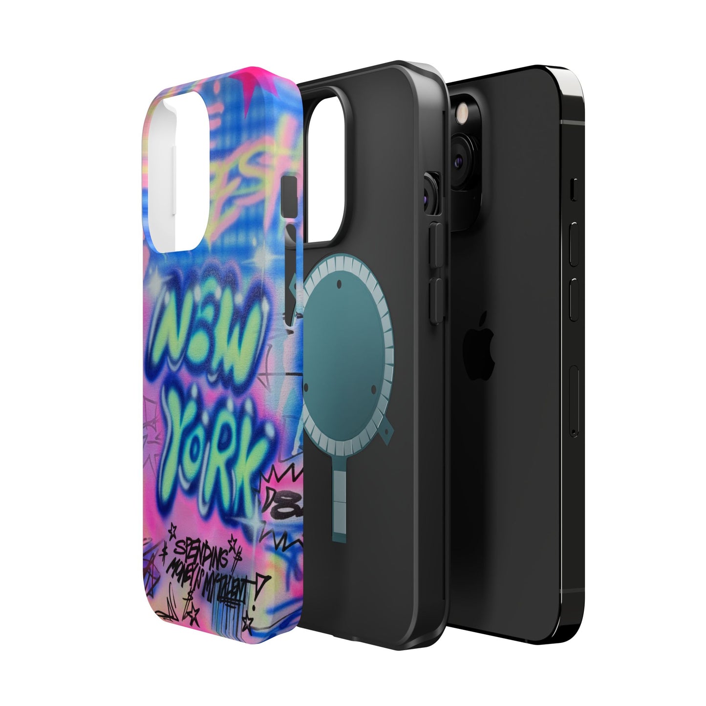 magsafe "spending $$ is my talent" airbrush iPhone case
