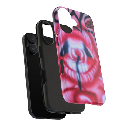 "be happy go lucky" airbrush iPhone case