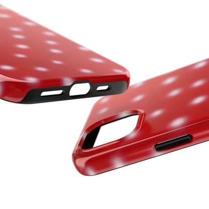 "cherry crush polka dot" airbrush iPhone case