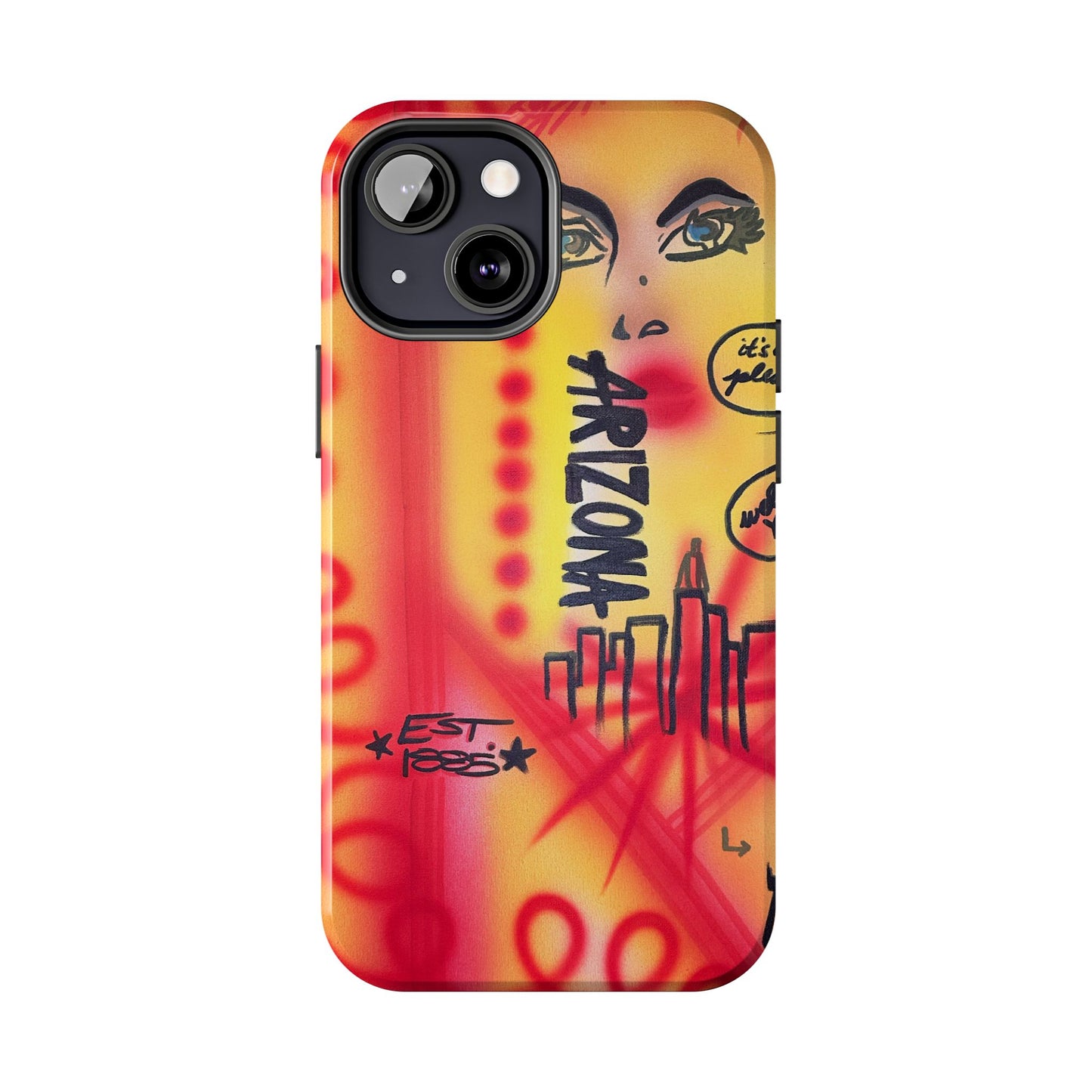 "arizona state university" airbrush iPhone case
