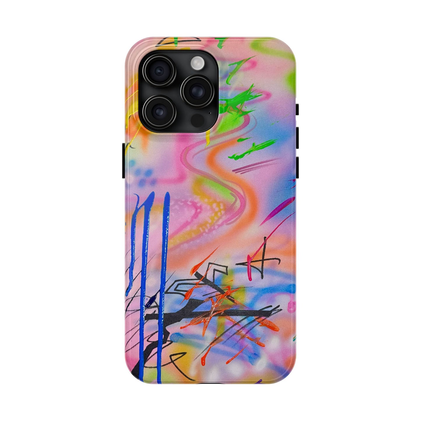 "neon haze" airbrush iPhone case