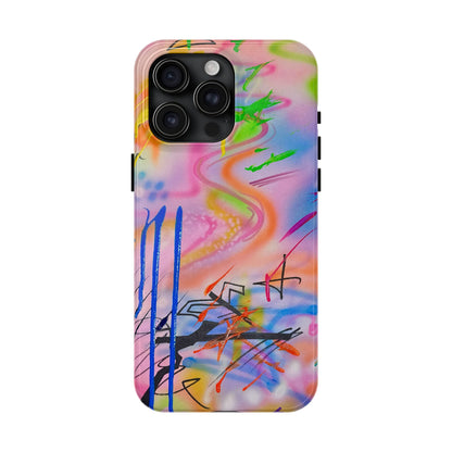 "neon haze" airbrush iPhone case