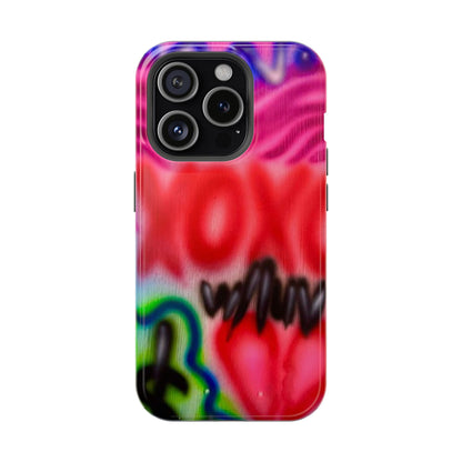 MagSafe Airbrush-iPhone-Hülle „with luv, xoxo“