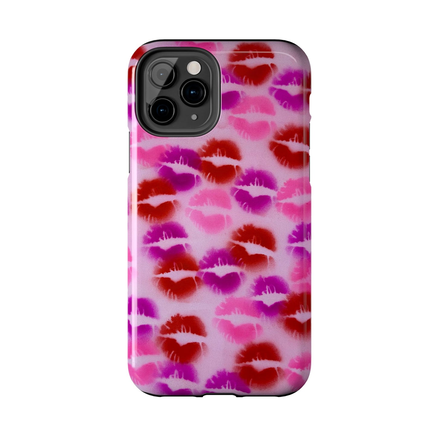 "mwah" airbrush iPhone case