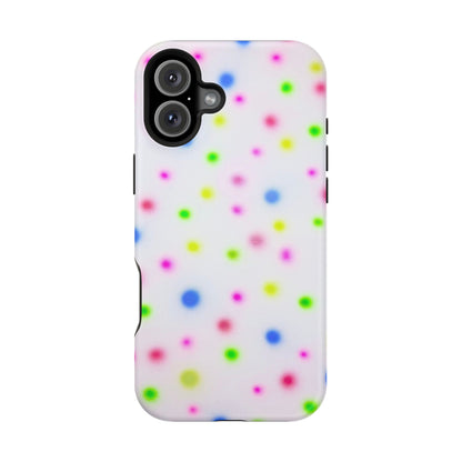 MagSafe "birthday cake polka dot" airbrush iPhone case