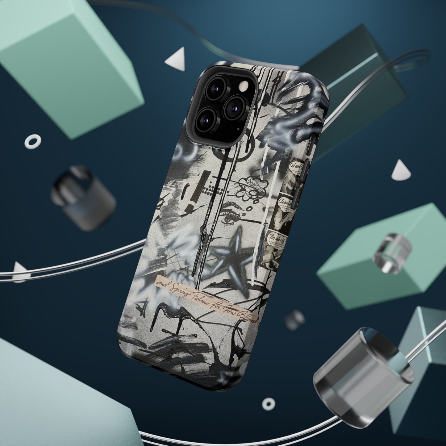 MagSafe "monochrome mood" airbrush iPhone case