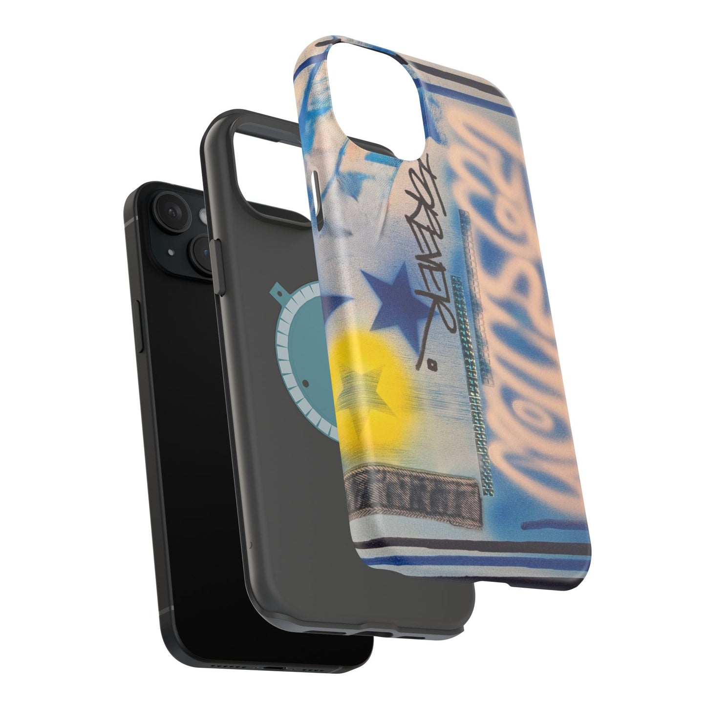 MagSafe "fashion forever" airbrush iPhone case