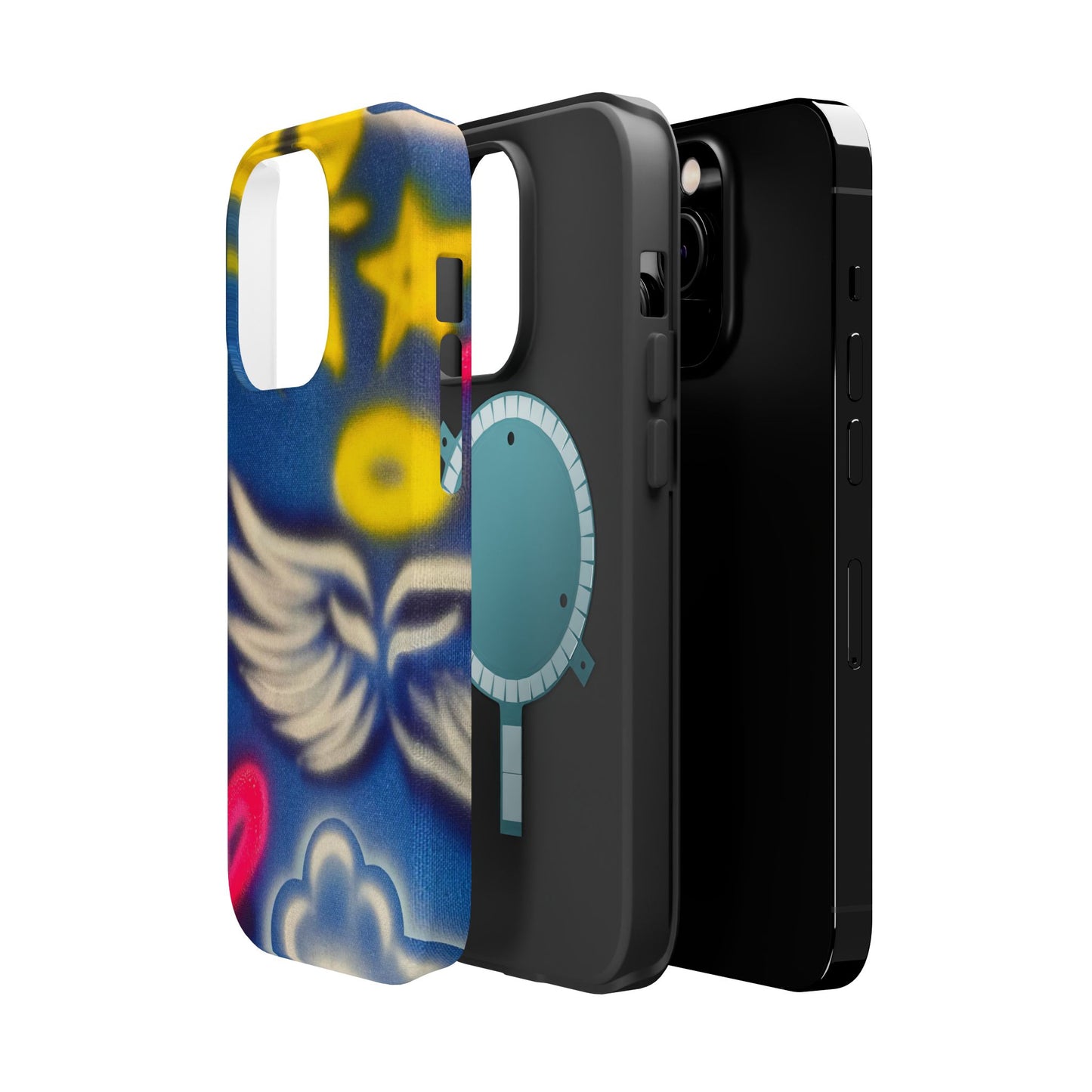 MagSafe "celestial halo" airbrush iPhone case