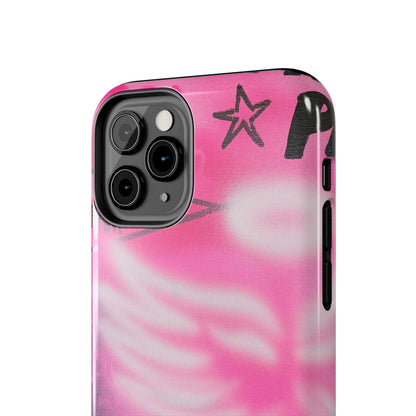 "pink angel wings" airbrush iPhone case