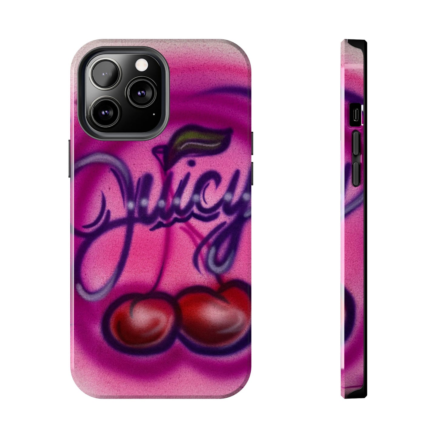 "juicy" airbrush iPhone case