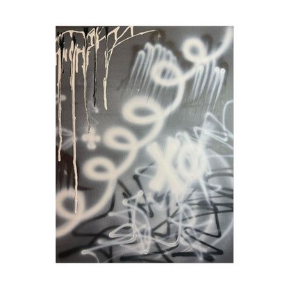 "spatial blur" airbrush rolled print