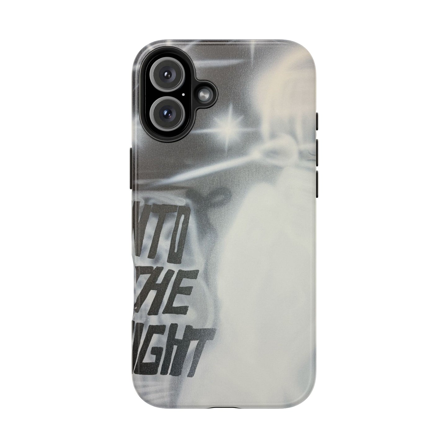 "into the night" airbrush iPhone case