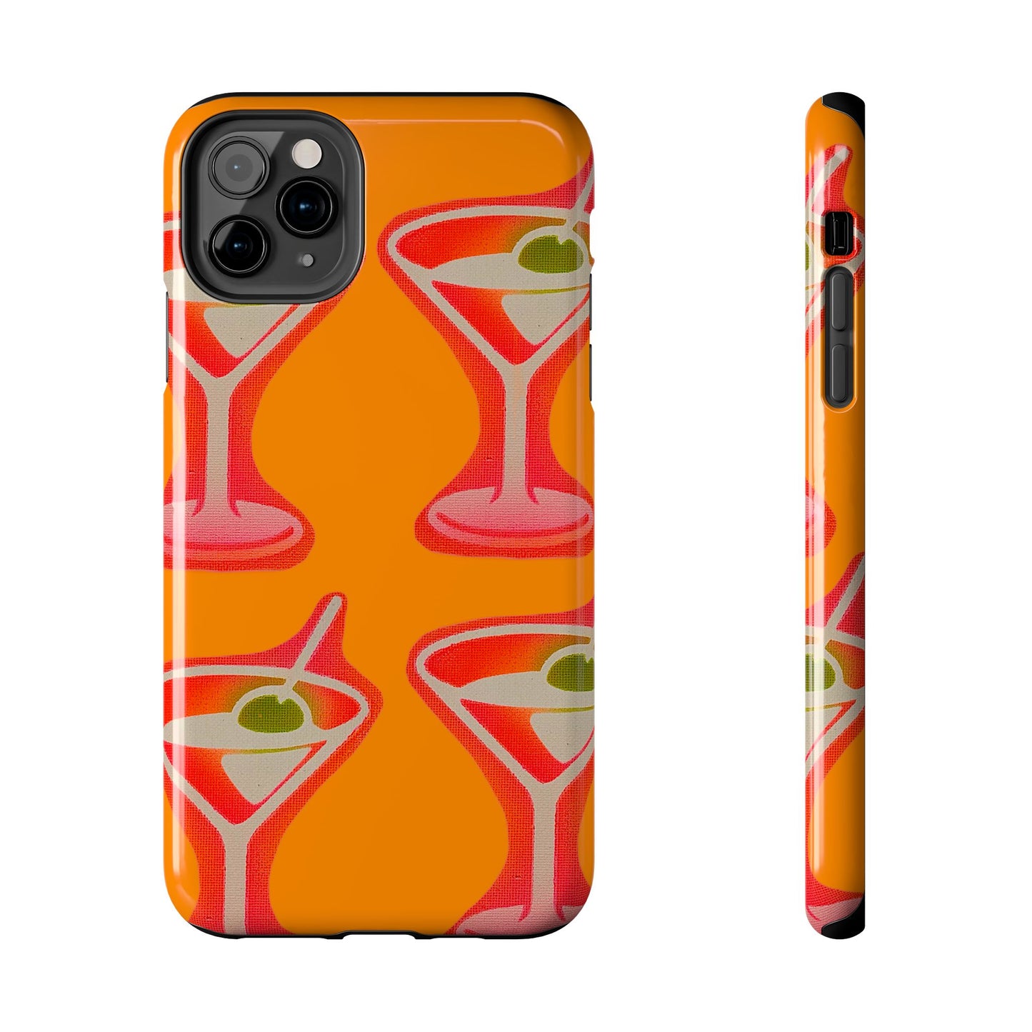 "shaken, not stirred” airbrush iPhone case